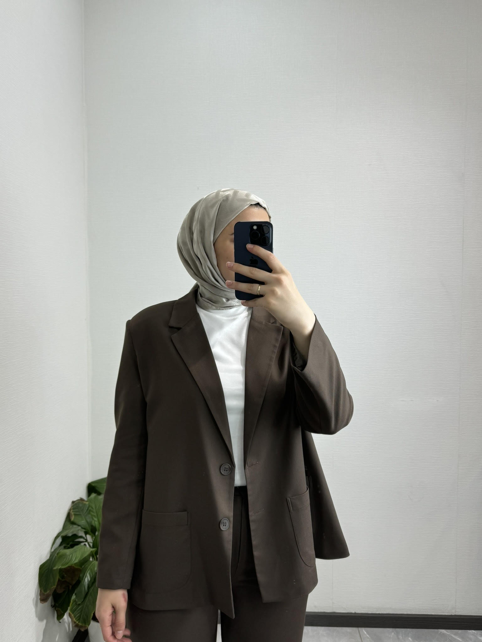 Premium Blazer Ceket KAHVE